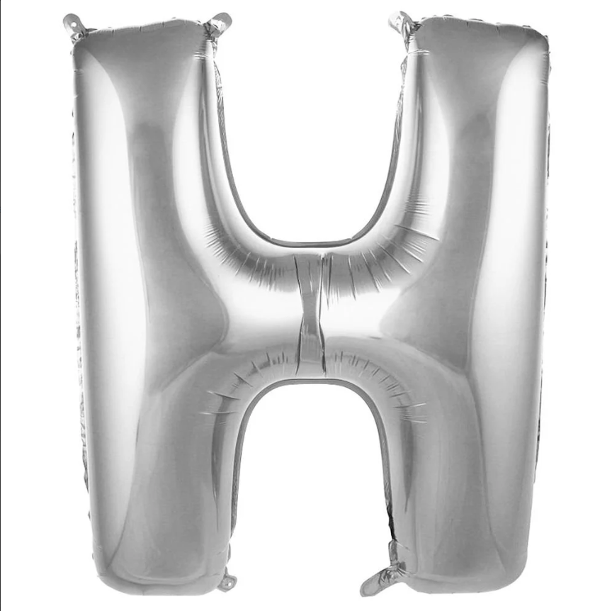 Folyo Balon Gümüş H 34 İnç 76 Cm